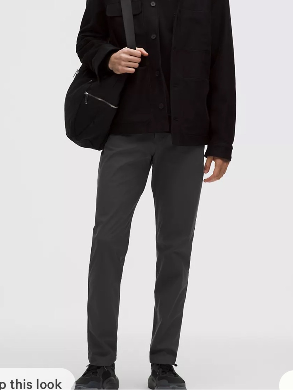 Lululemon ABC Classic-Fit 5 Pocket Pant Warpstreme Dark Gray size 33